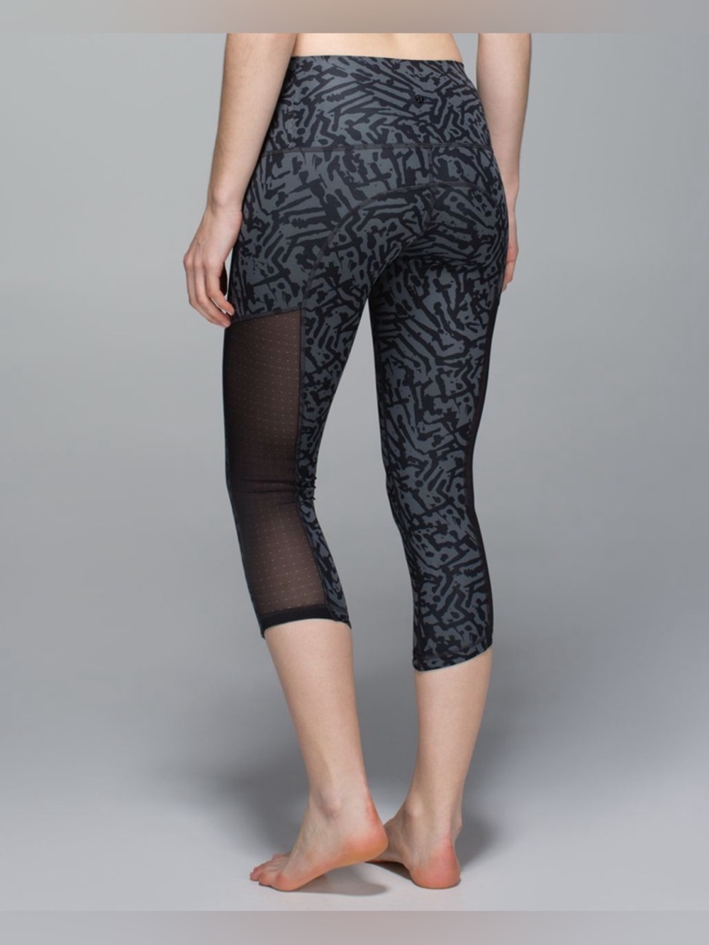 Lululemon Leggings Cropped Hot To Street Leopard Animal Print